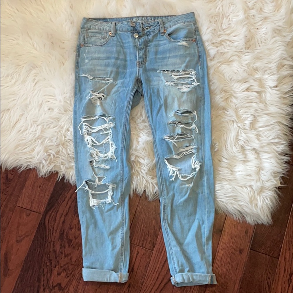 American Eagle Highrise Tomgirl/mom jeans